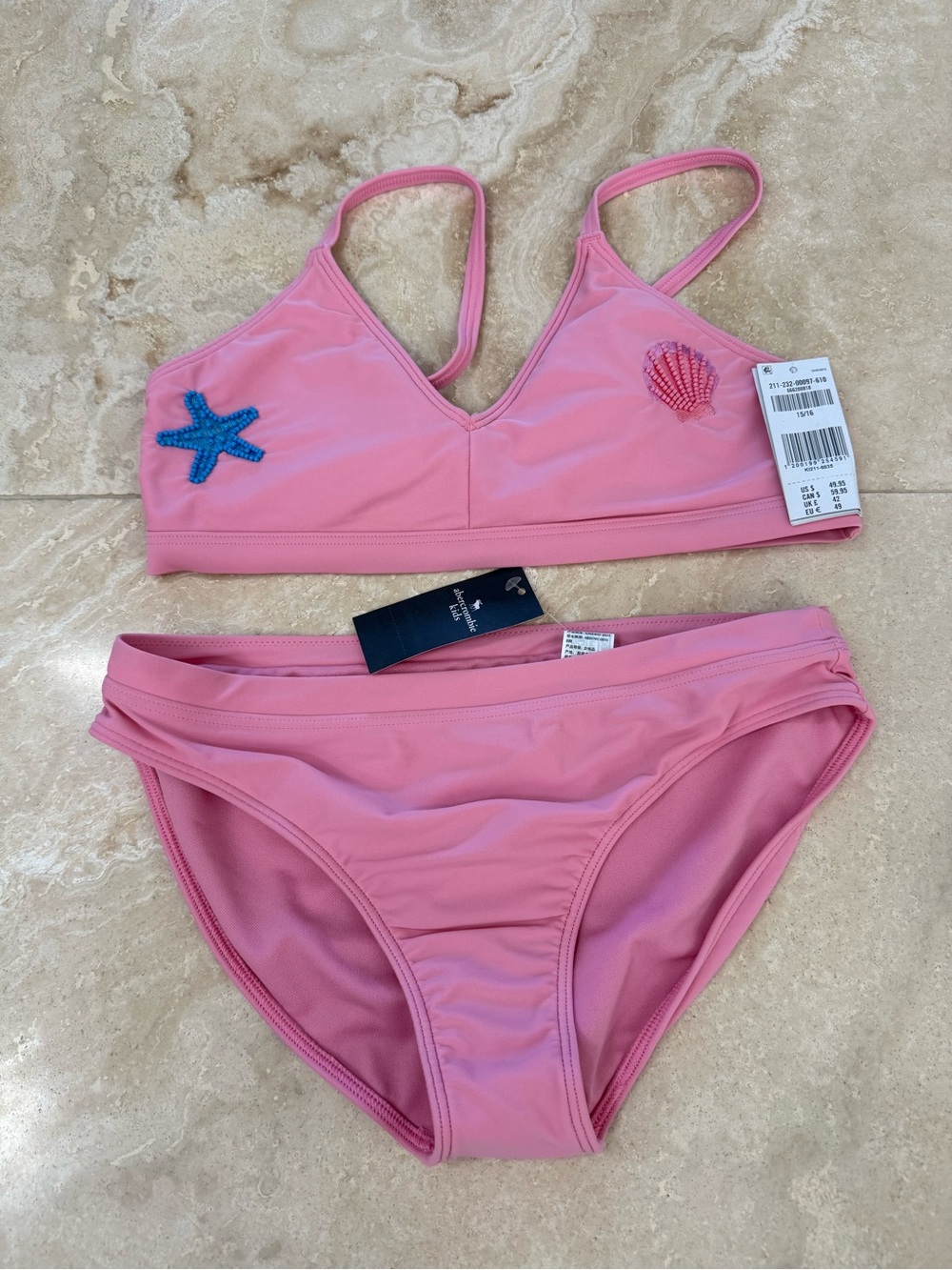 *NEW* Abercrombie Kids Triangle Swimsuit